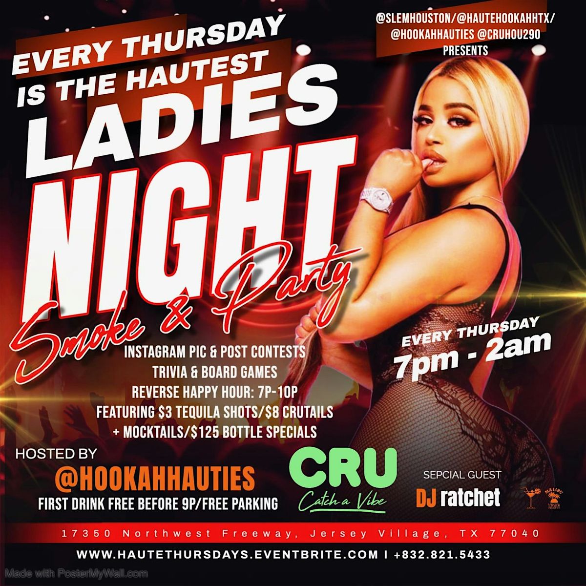 HAUTE THURSDAY'S (LADIES NIGHT)