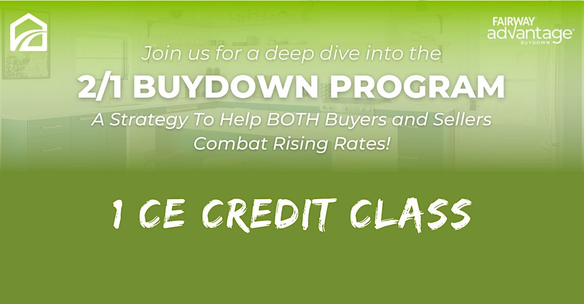 1 CE Credit: 2\/1 Buydown Program