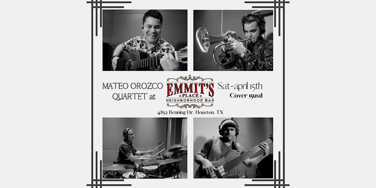 Mateo Orozco Quartet Live at Emmit\u00b4's Place