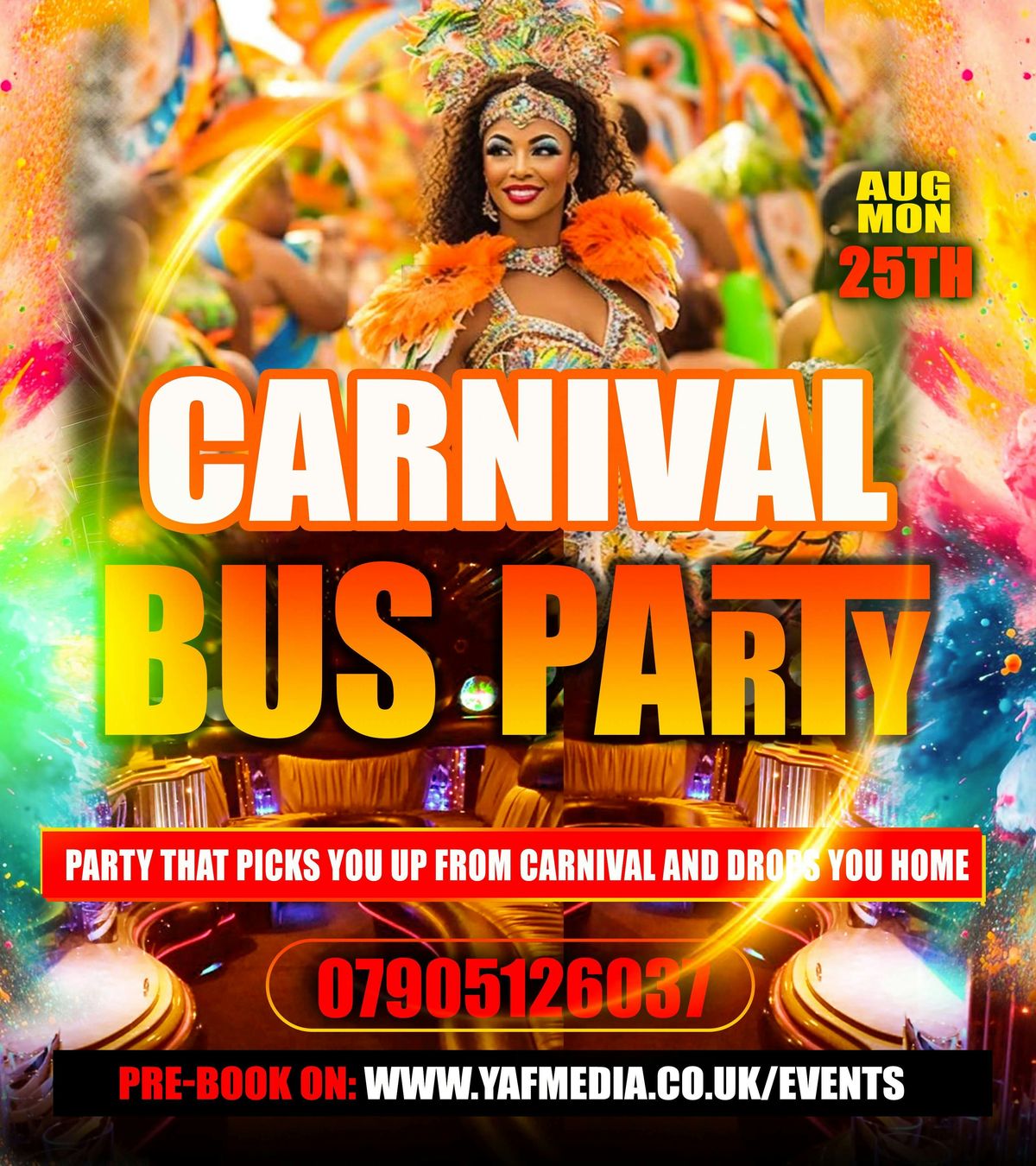 LONDON Carnival Bus After Party (Monday JAB)