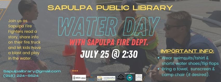 Kids' SRP - Water Day with Sapulpa Fire Dept.