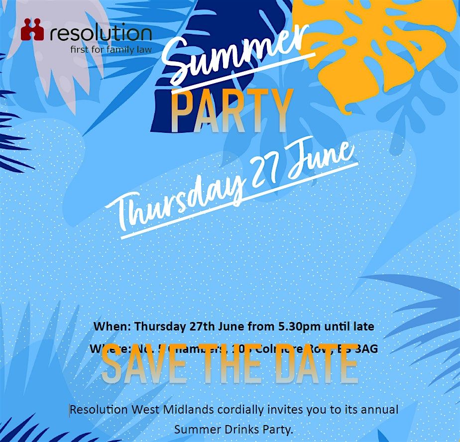 Resolution West-Mids Summer Party 2024