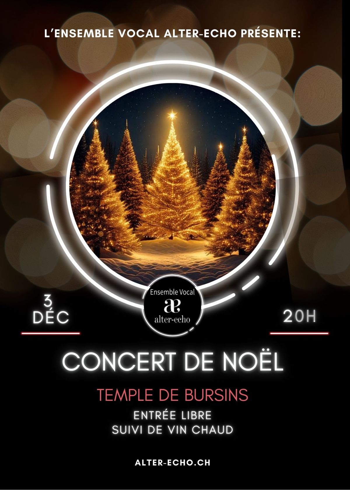 Concert de No\u00ebl au temple de Bursins