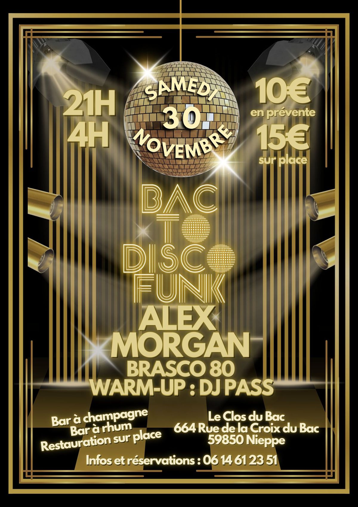 \u200b\ud83e\udea9\u200b Bac to Disco Funk - Soir\u00e9e 100% Disco Funk - Alex Morgan \u200b\ud83e\udea9\u200b