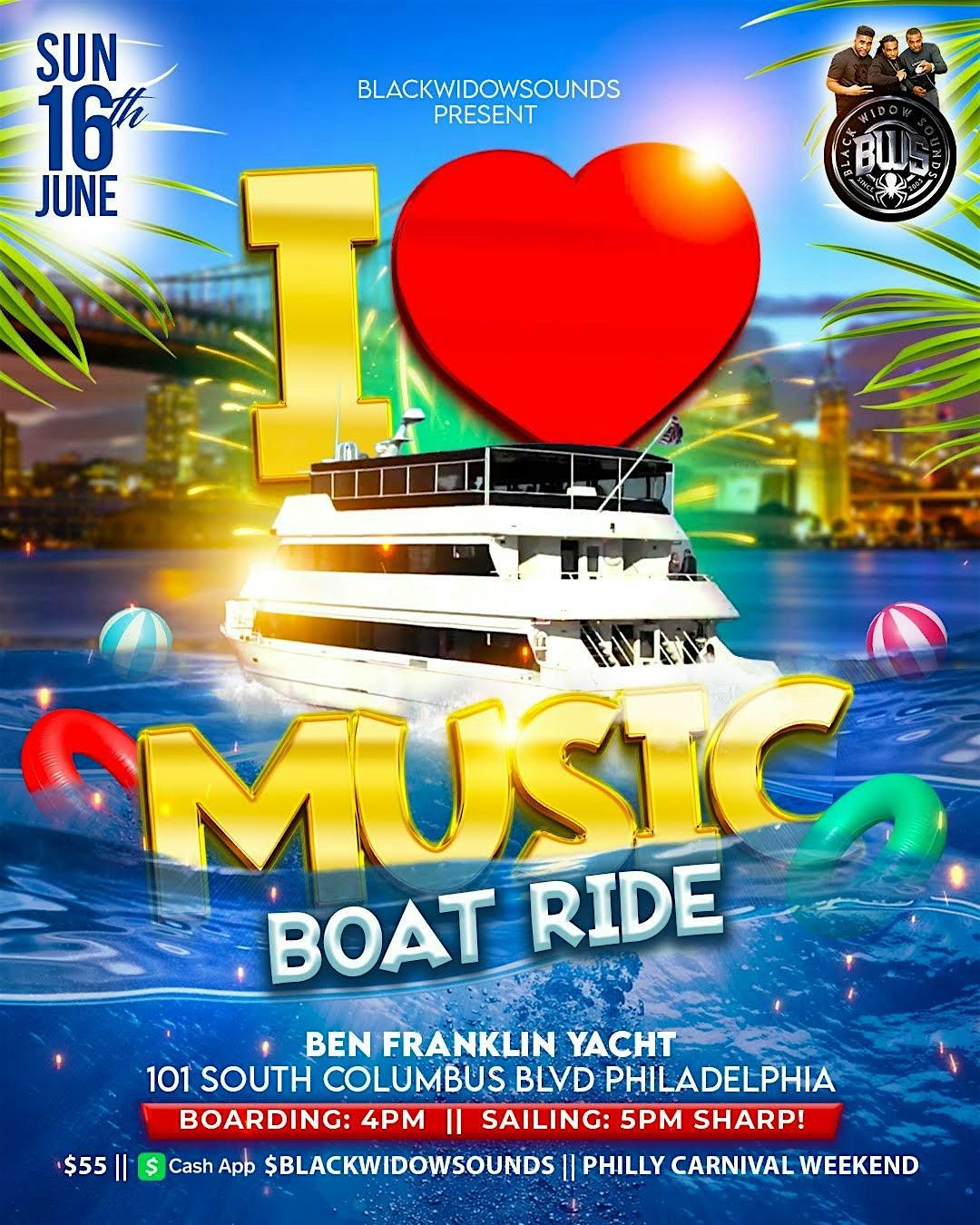 I \u2764\ufe0f music Boat Ride  2024