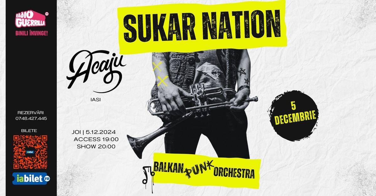 Sukar Nation - Concert Balkanic Punk @ Acaju