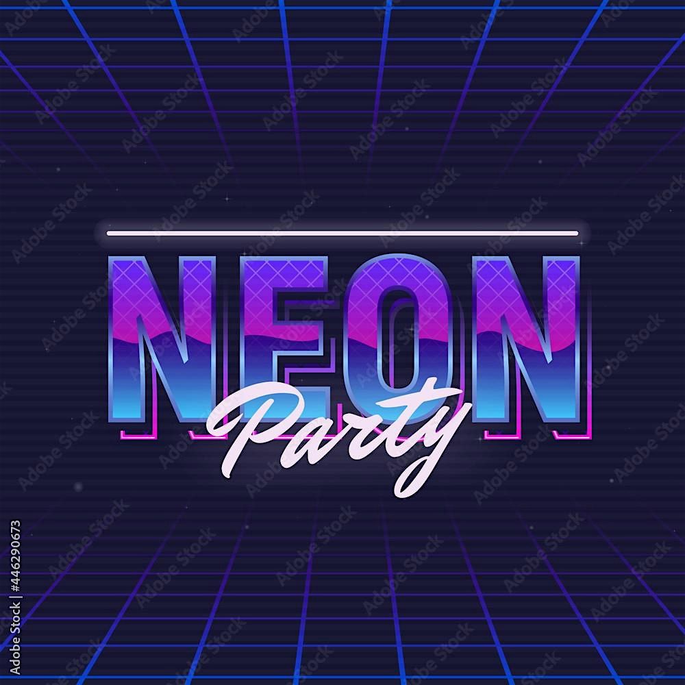 Radiant Rave: Neon Glow Party