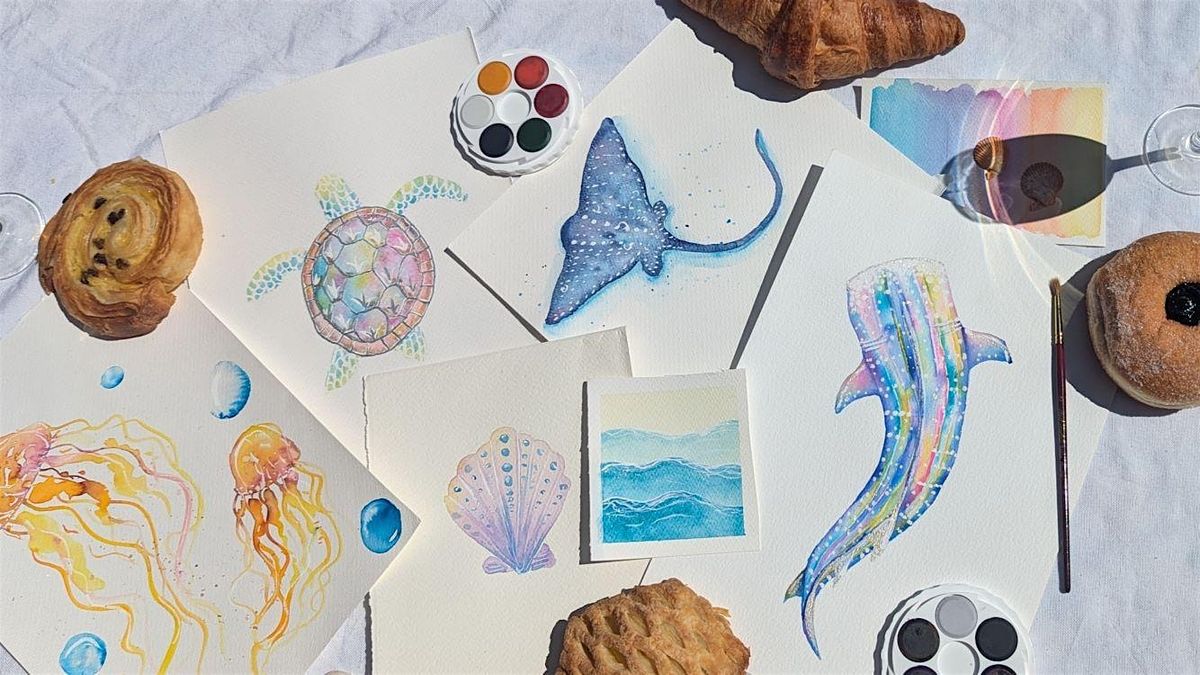 Painting & Pastries - Watercolour Oceans & Sealife