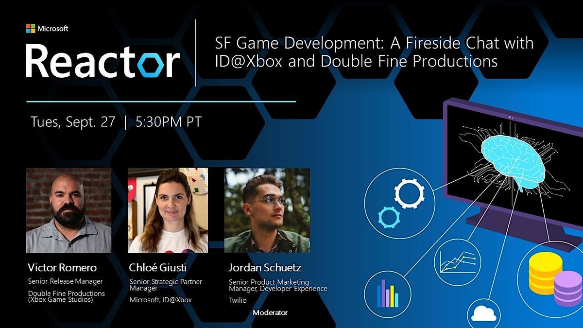 Xbox Development Program Twitter SF Game Development: A Fireside Chat with ID@Xbox & Double Fine ...