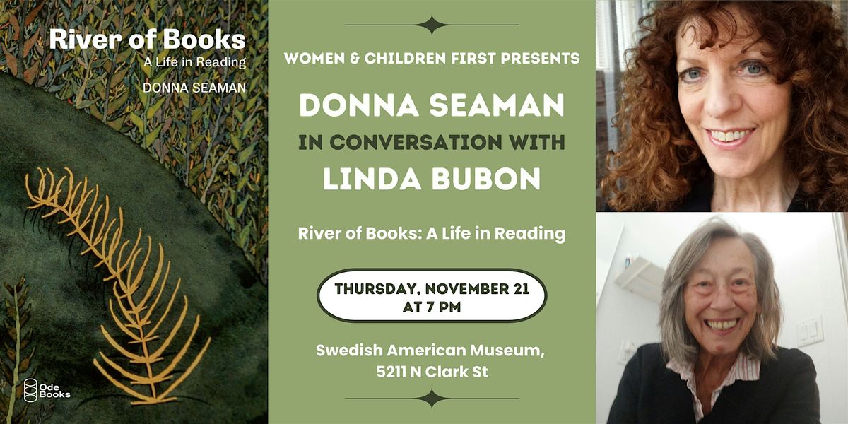 Off-site Book Launch: RIVER OF BOOKS by Donna Seaman