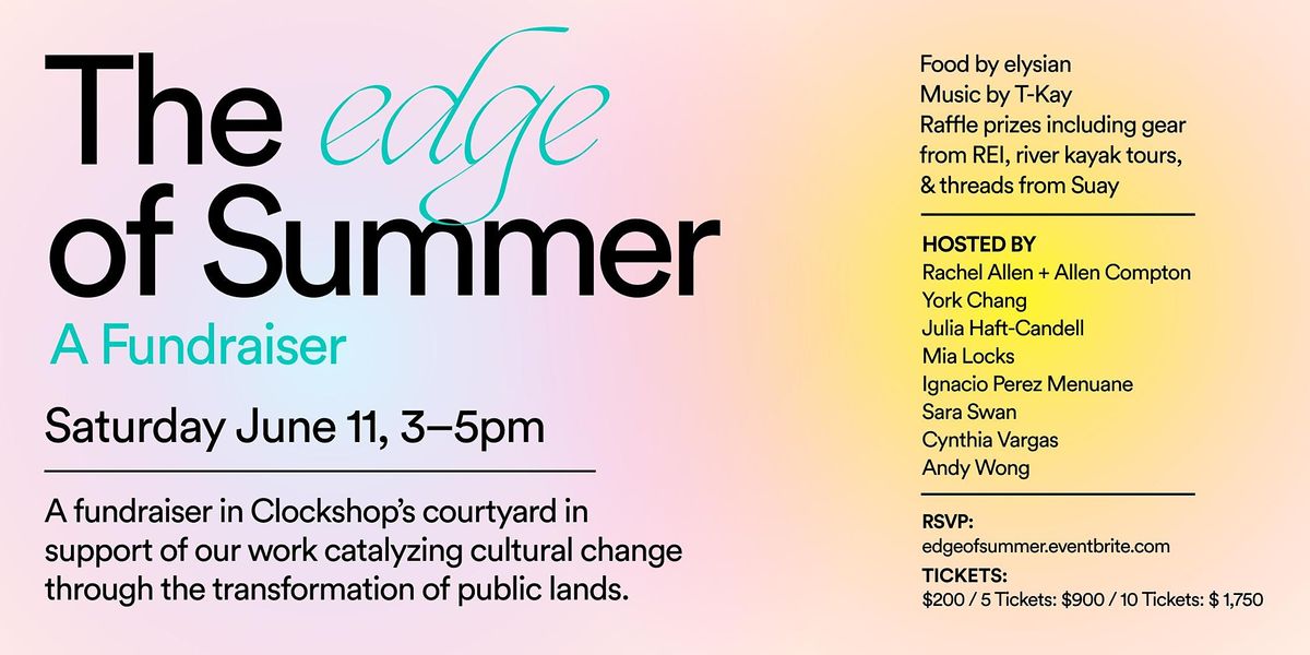 The Edge of Summer Fundraiser