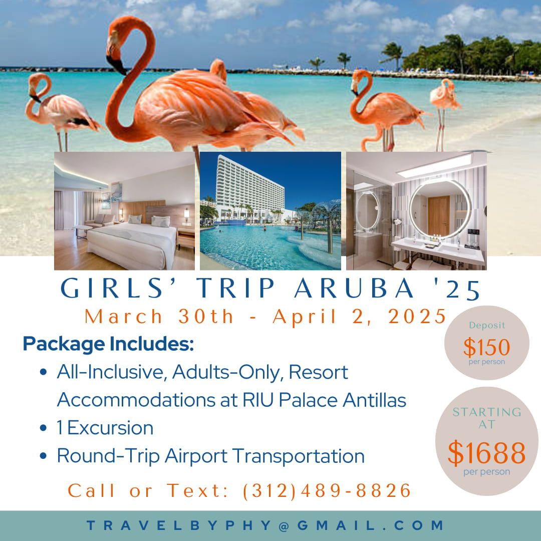 Aruba Allure: Sun, Fun & Sisterhood! TRAVEL BY PHY!