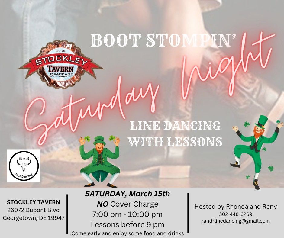 Boot Stompin' Saturday Night Line Dancing