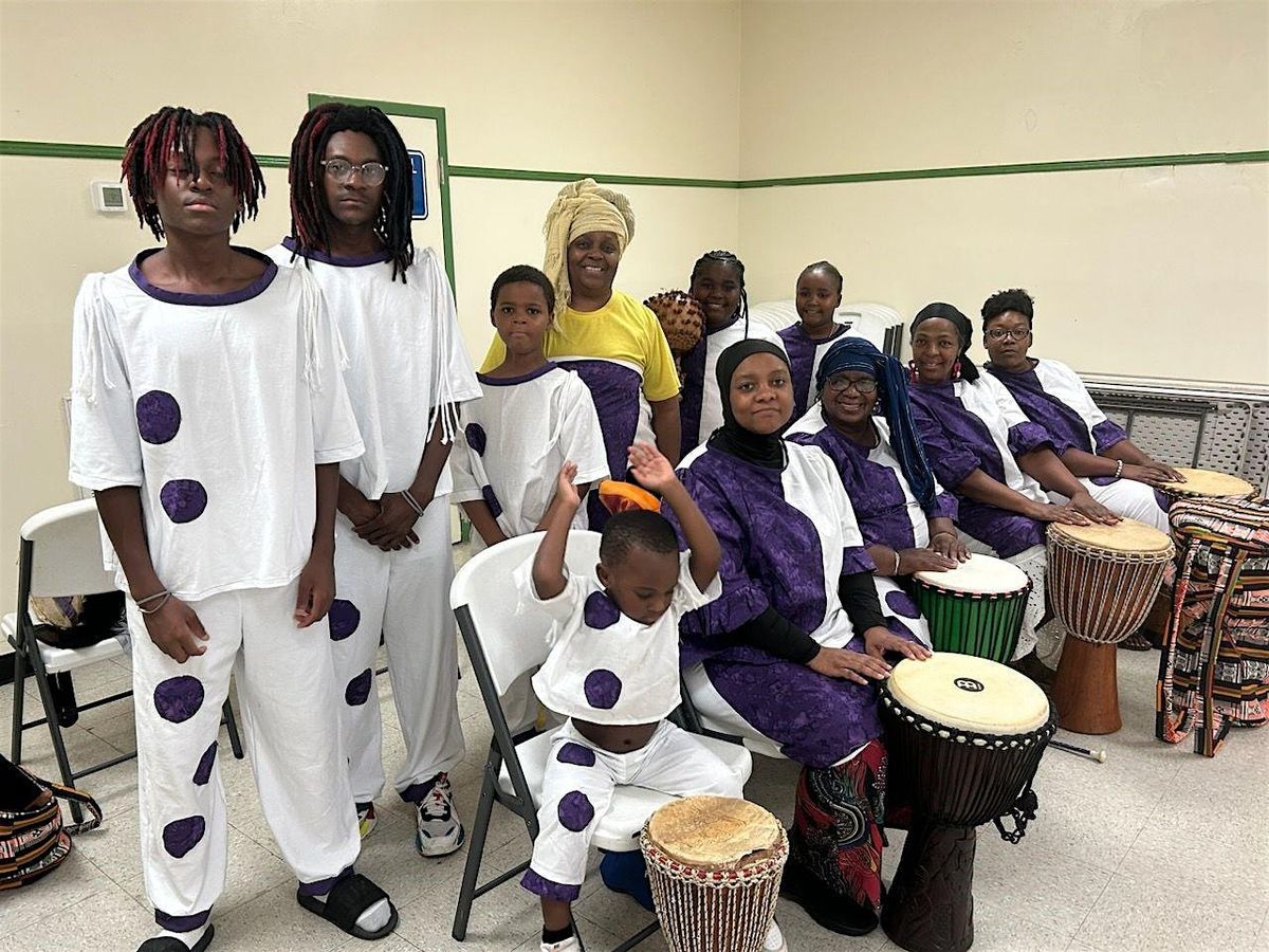 West African (Nubian)Drum Class with Rajeeyah B. Mujahid