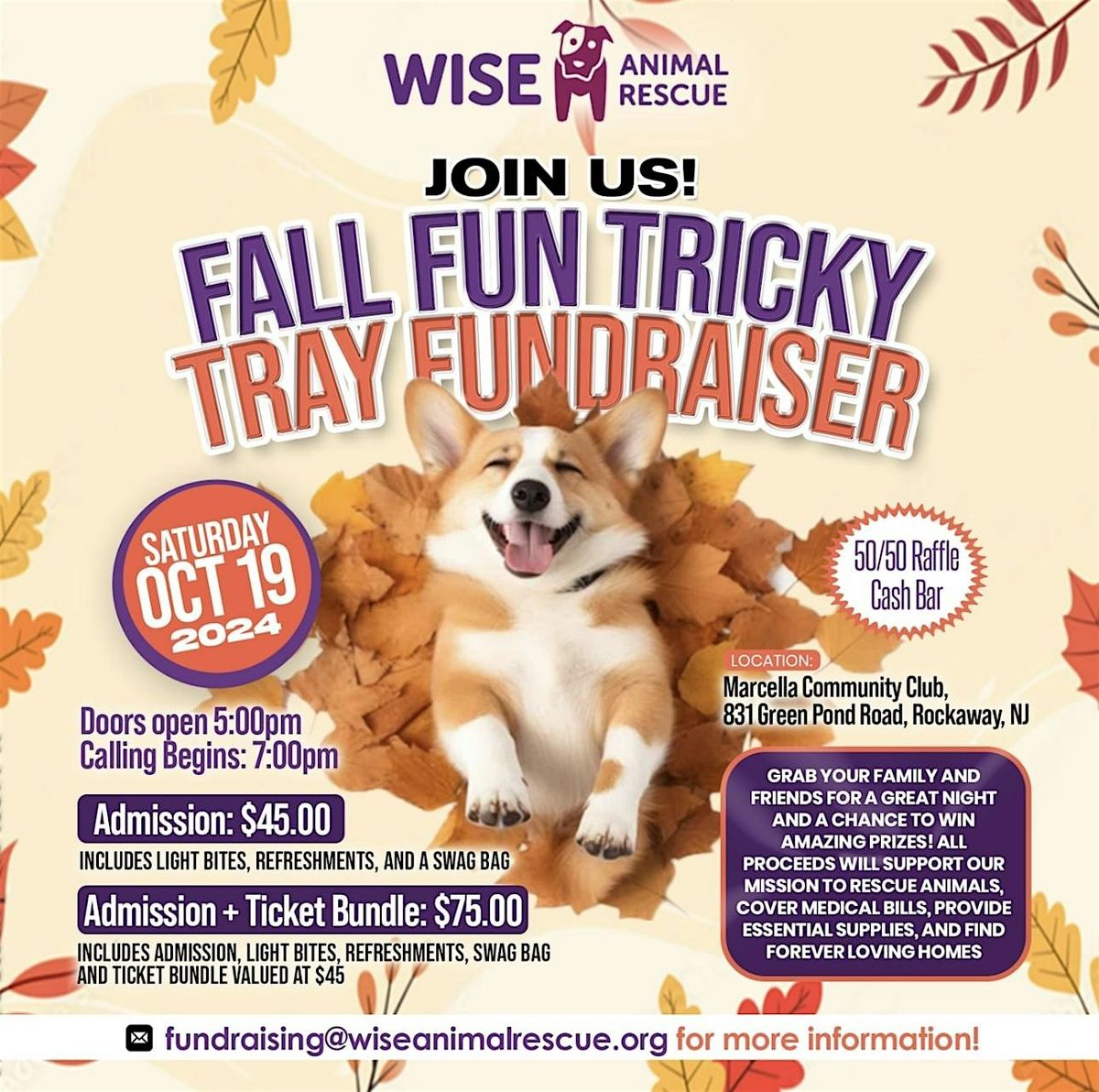 Fall Fun Tricky Tray Fundraiser