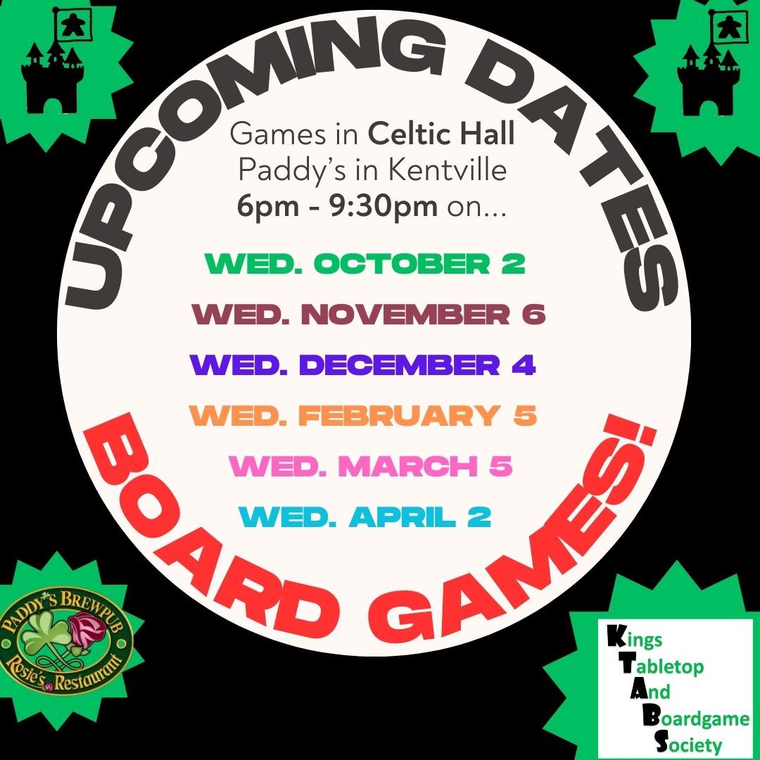 Games in Celtic Hall 2024-25