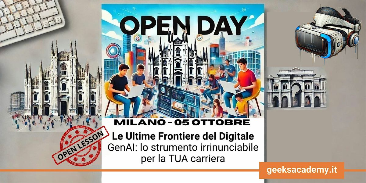 Open Day: Le Ultime Frontiere del Digitale - 05\/10 Milano