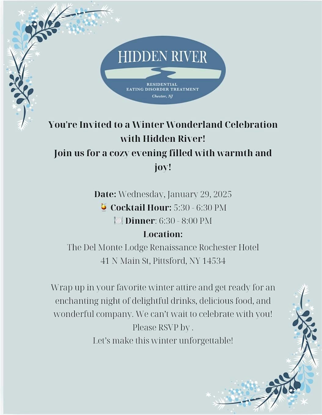 Eating Disorder Networking with Hidden River