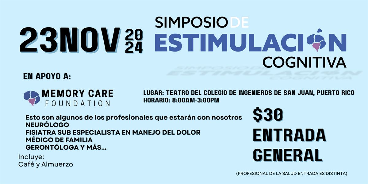 SIMPOSIO DE ESTIMULACI\u00d3N COGNITIVA - P\u00daBLICO GENERAL