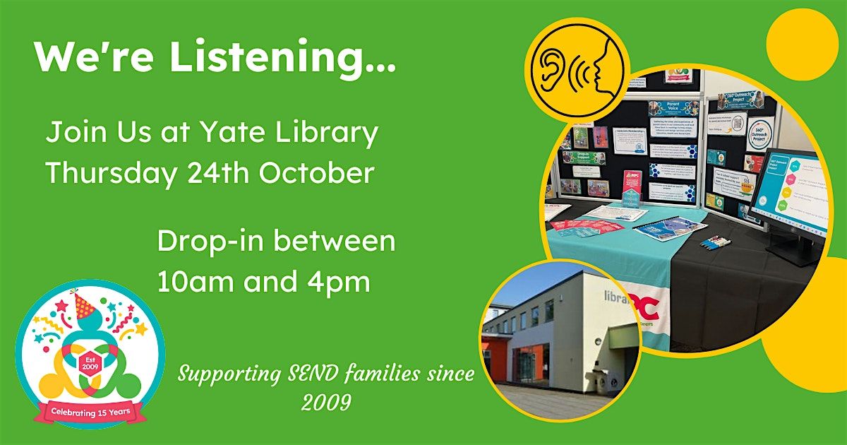 We're Listening... at  Yate Library