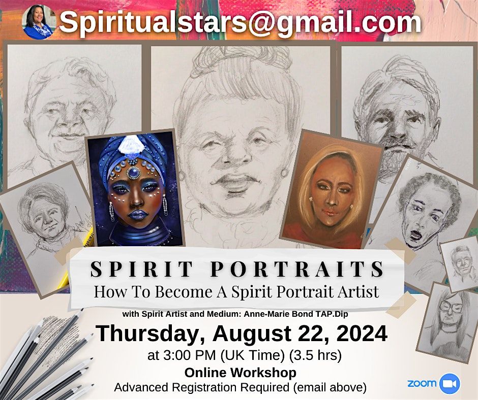 How to Become a Spirit Artist - Level 1 Spirit Portraits Online Art Class