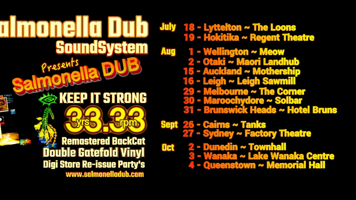 Salmonella Dub in Dunedin