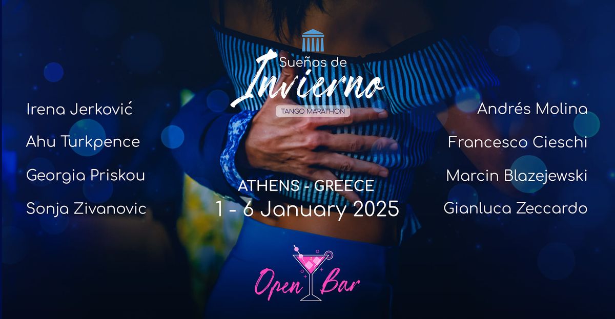 Sue\u00f1os de Invierno Tango Marathon 1-6 January 2025 Athens - Greece