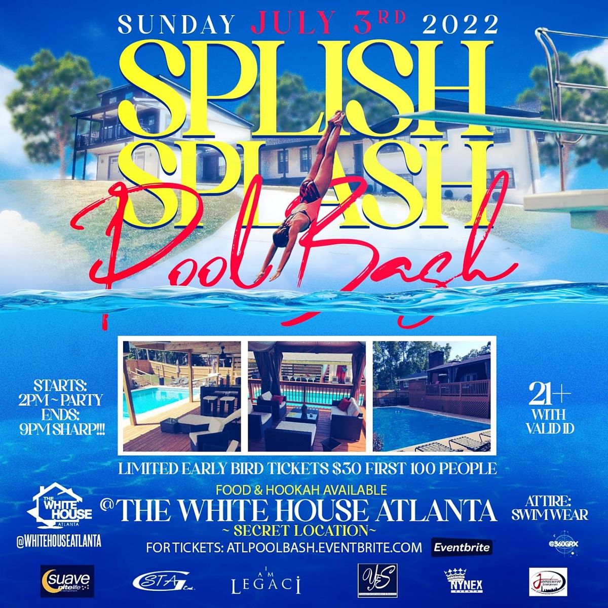 Splish Splash Pool Bash and BBQ | Presented By Y.E.S. & Friends