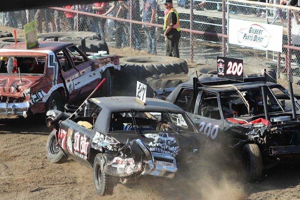 Demolition Derby at West Jordan Rodeo Grounds