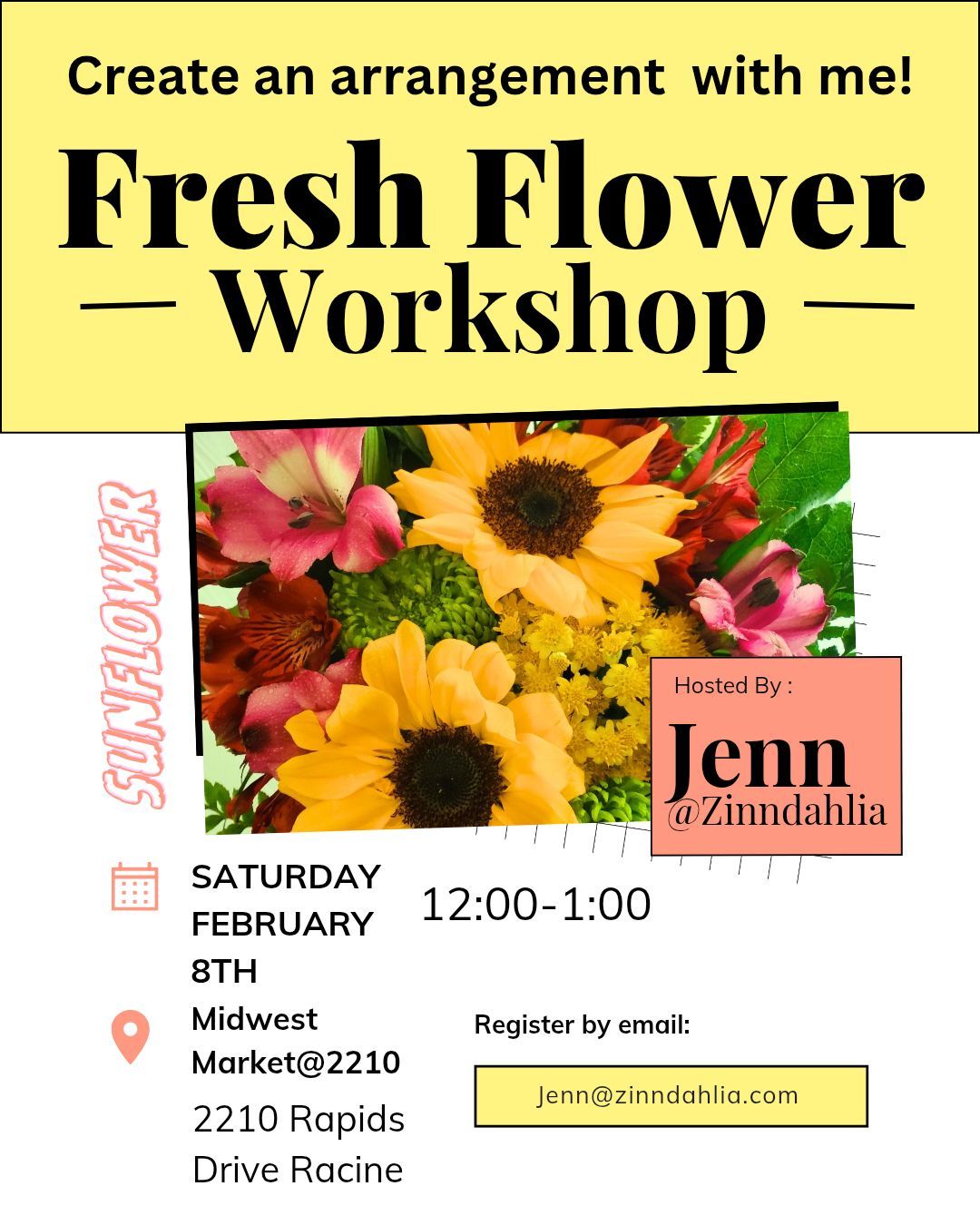 Fresh Flower Arranging Class