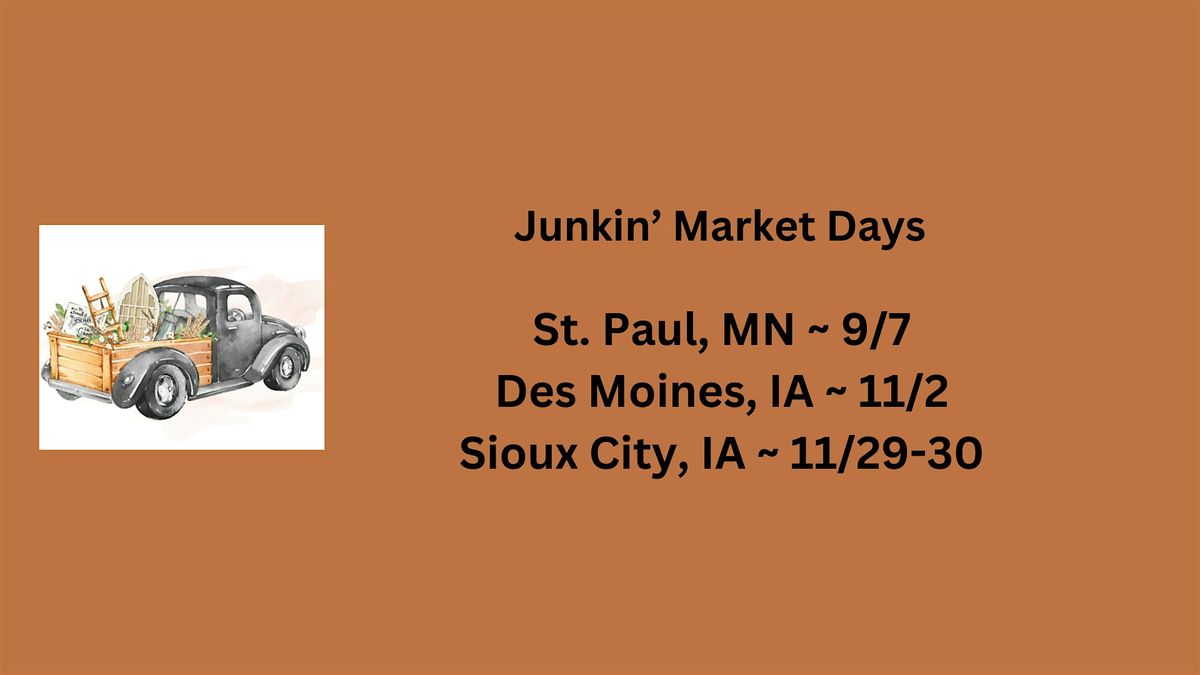 Junkin' Market Days Fall Event St. Paul, MN (VENDORS)