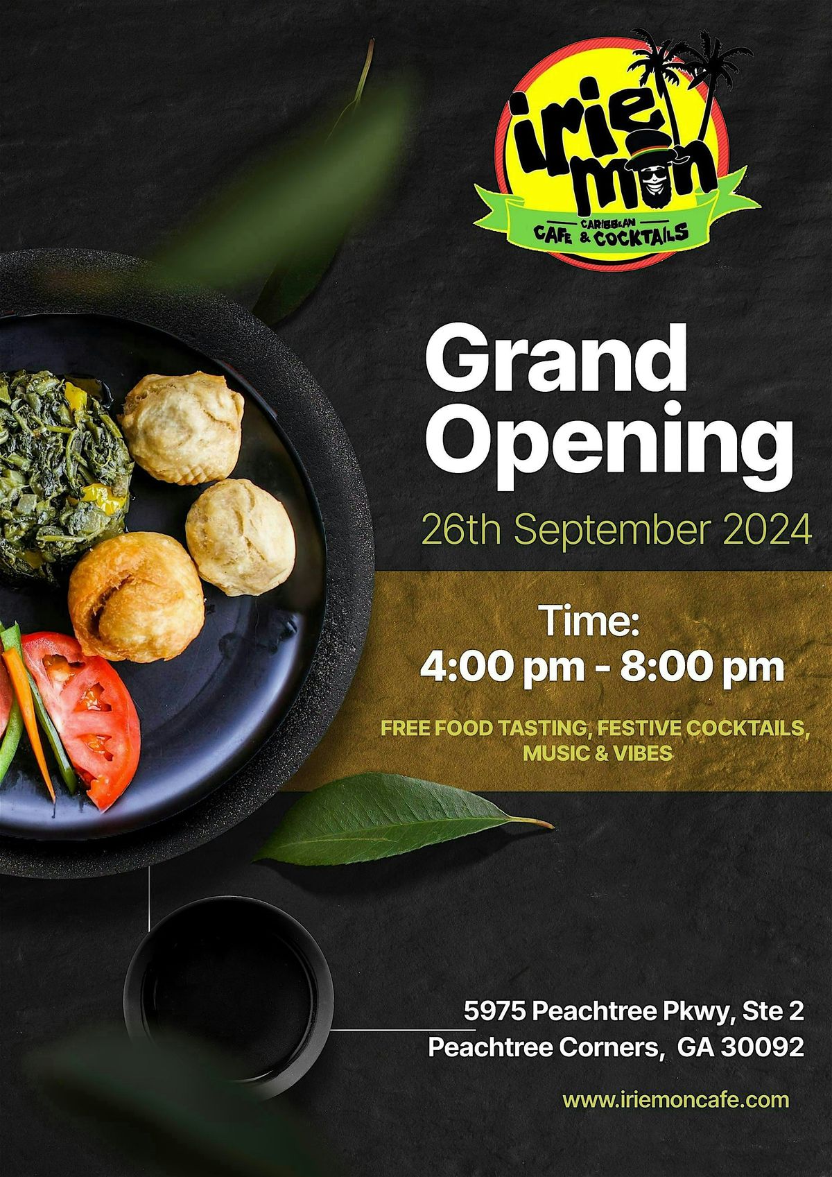 Irie Mon Cafe Grand Opening-Peachtree Corners