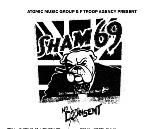 Sham 69 + No Consent and Detroit 442