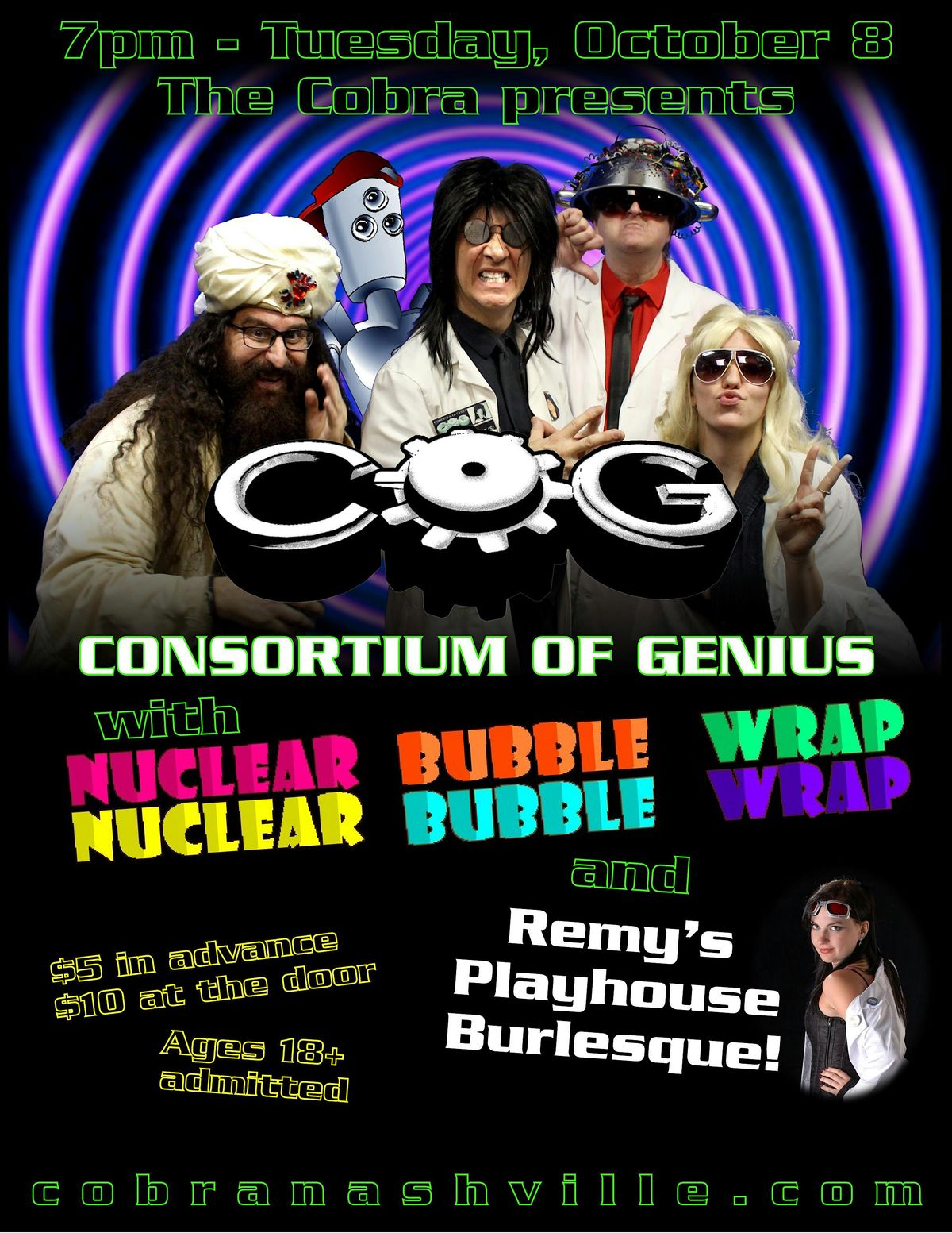 Consortium of Genius | Nuclear Bubble Wrap | Remy's Playhouse Burlesque