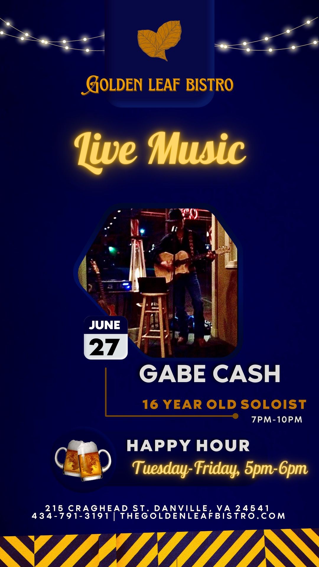 GABE CASH - LIVE MUSIC 