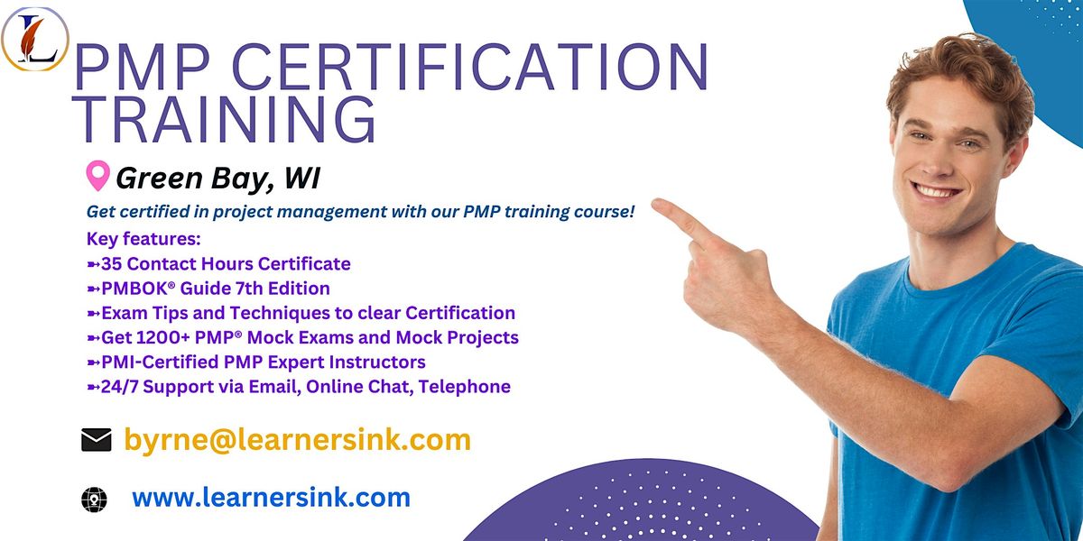 In-Person 4 Day PMP Training In Green Bay, WI