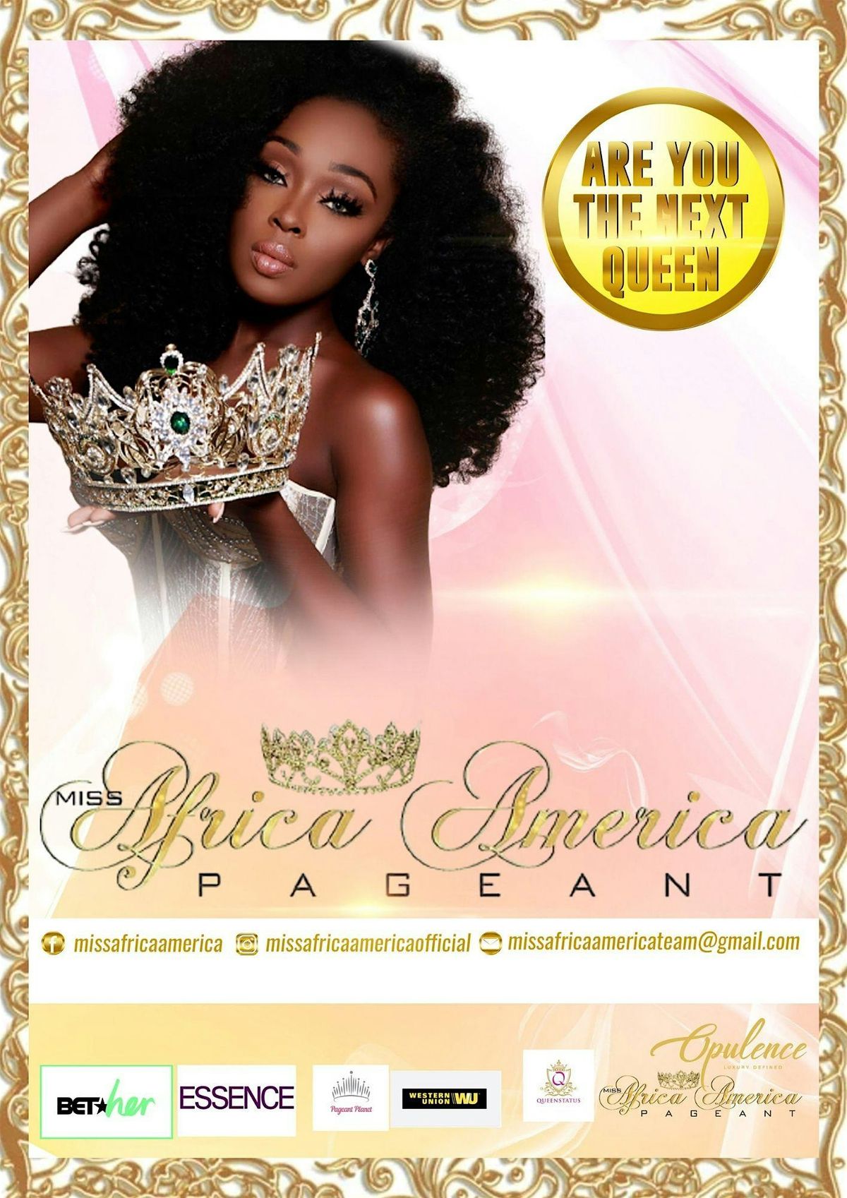 MISS AFRICA AMERICA PAGEANT