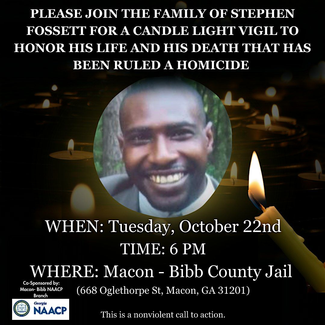 Bus Ride to Macon for Stephen Fosset Candlelight Vigil and Rally