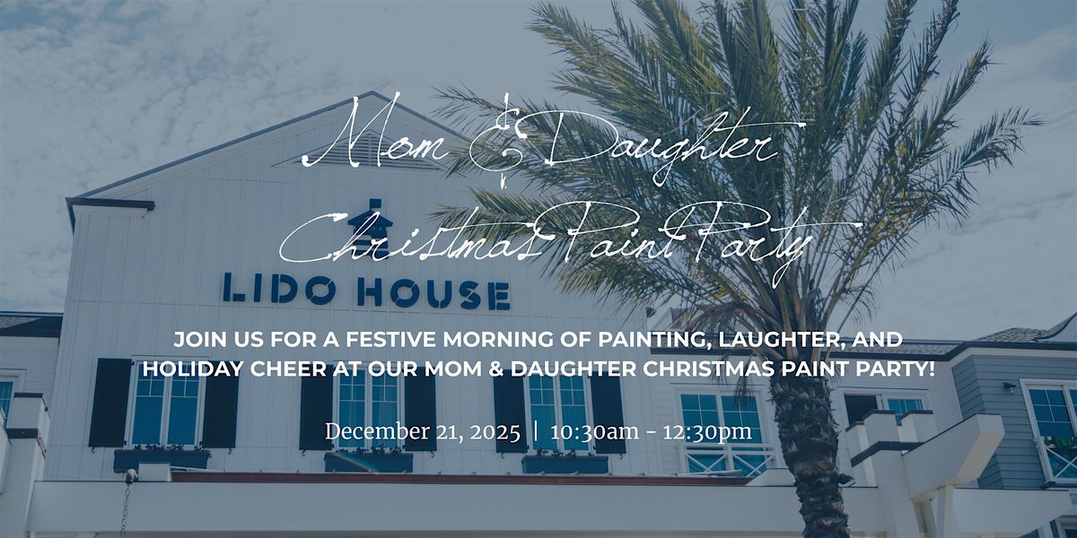 Mom & Daughter Christmas Paint Party