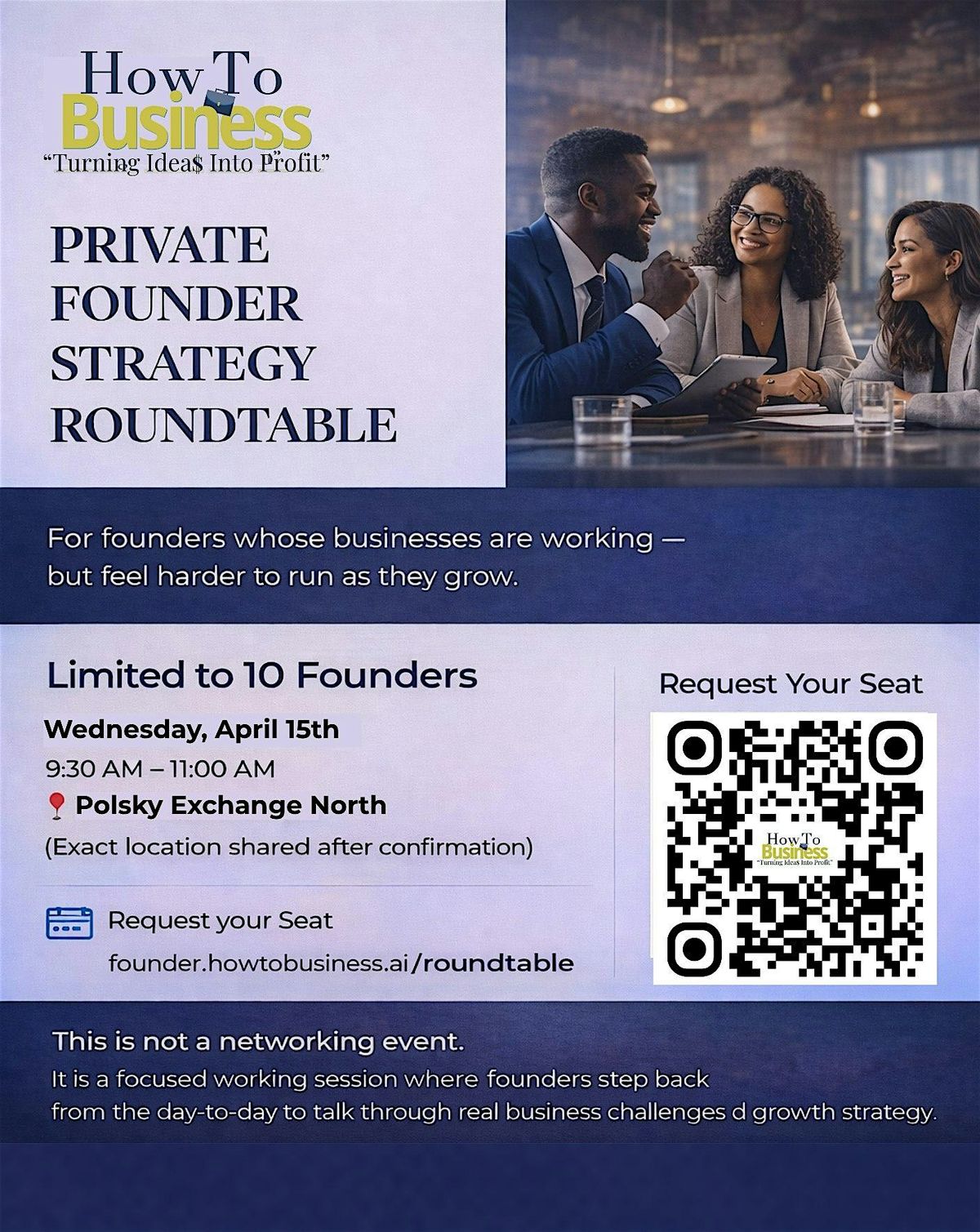 Founder Strategy Roundtable (For Businesses That Are Working \u2014 But Not Flow