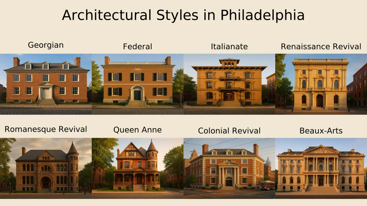 Philadelphia Architectural Style Bonus Hike: Greatest Hits from All Styles