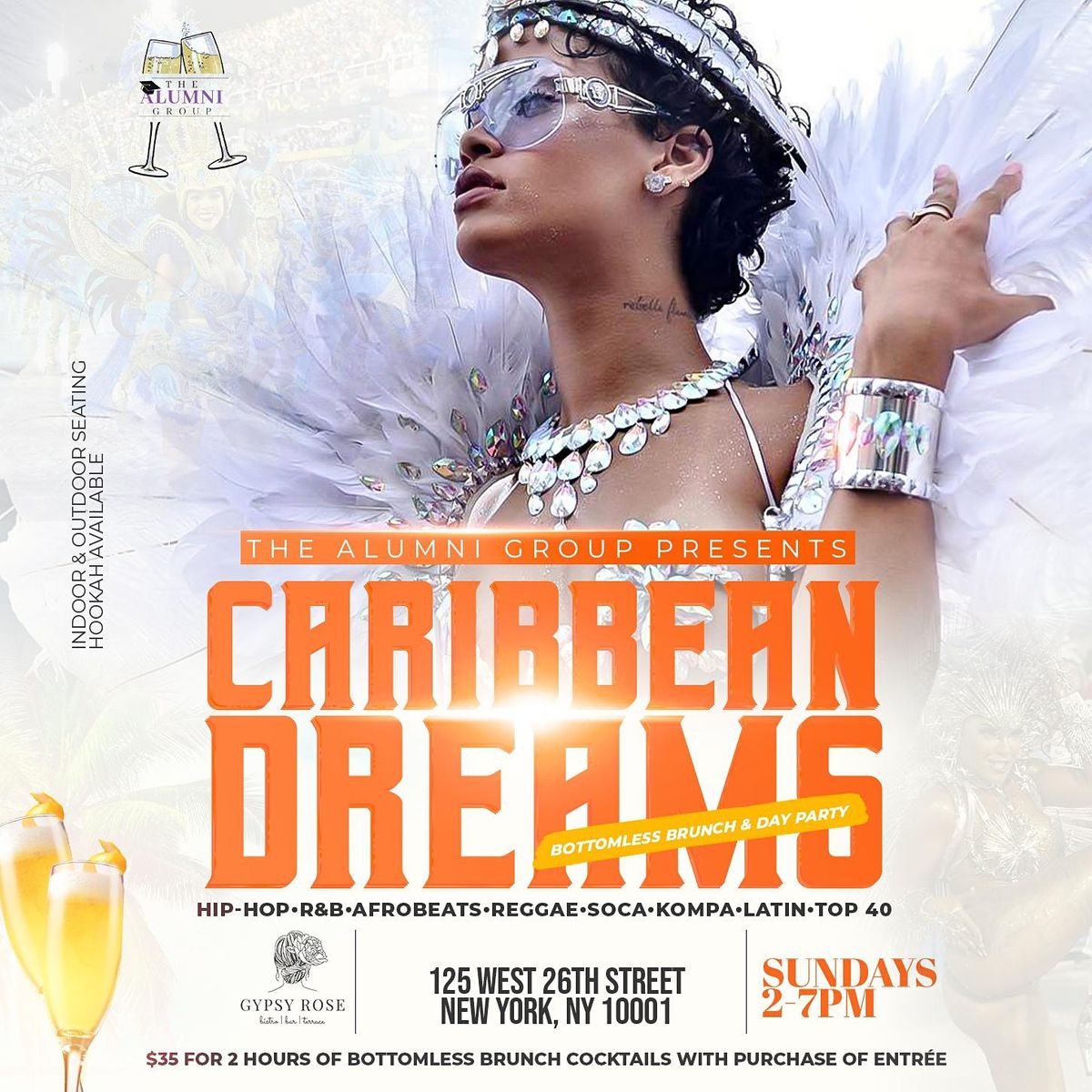 Caribbean Vibes Bottomless Brunch & Day Party Midtown Edition