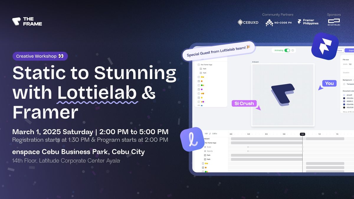 Static to Stunning with Lottielab & Framer