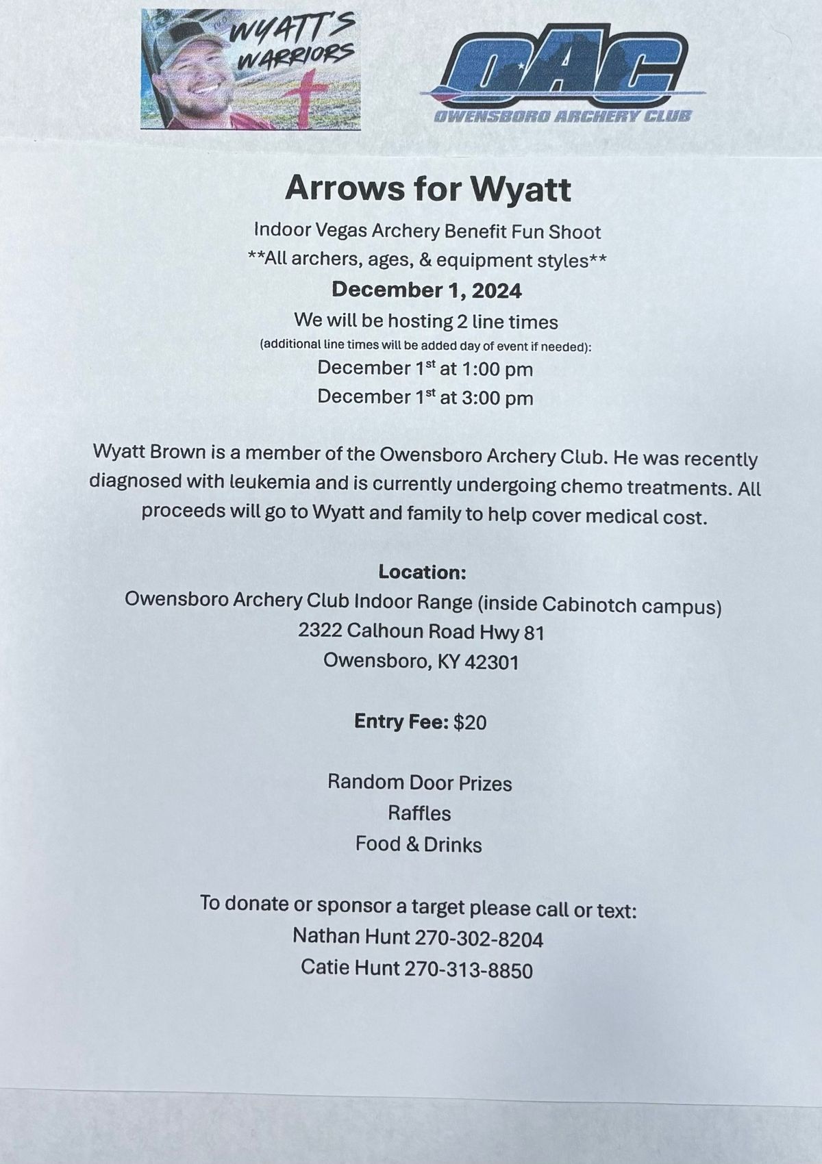 Arrows for Wyatt