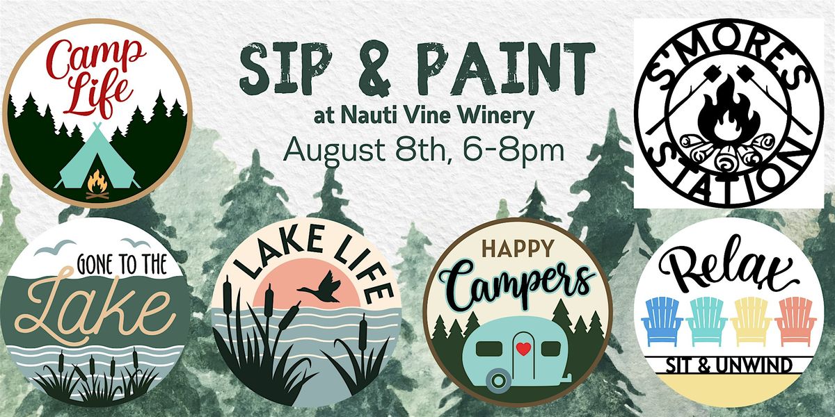 Nauti Vine Winery Camping Sip & Paint