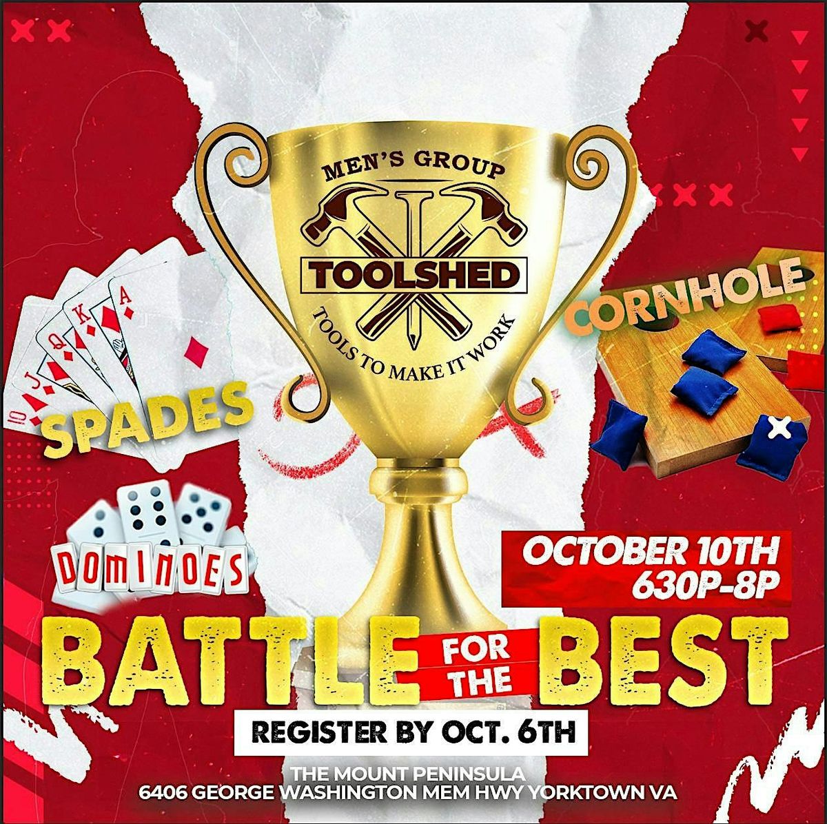 Men's Toolshed Battle for the Best Game Night