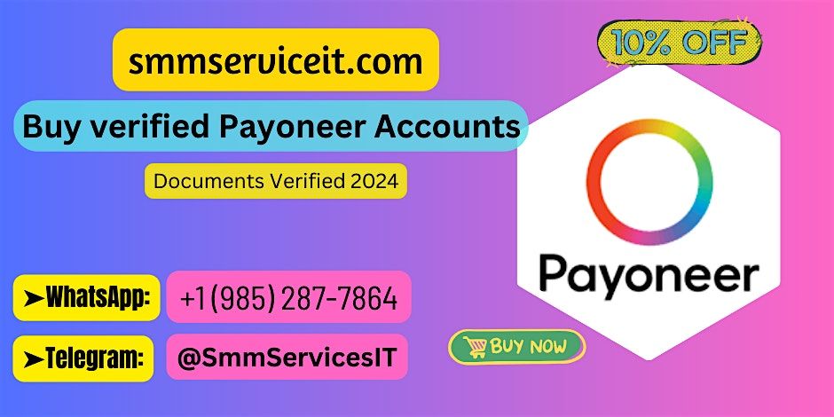 Top 3 Sites to Buy Verified Payoneer Accounts (New And Old)