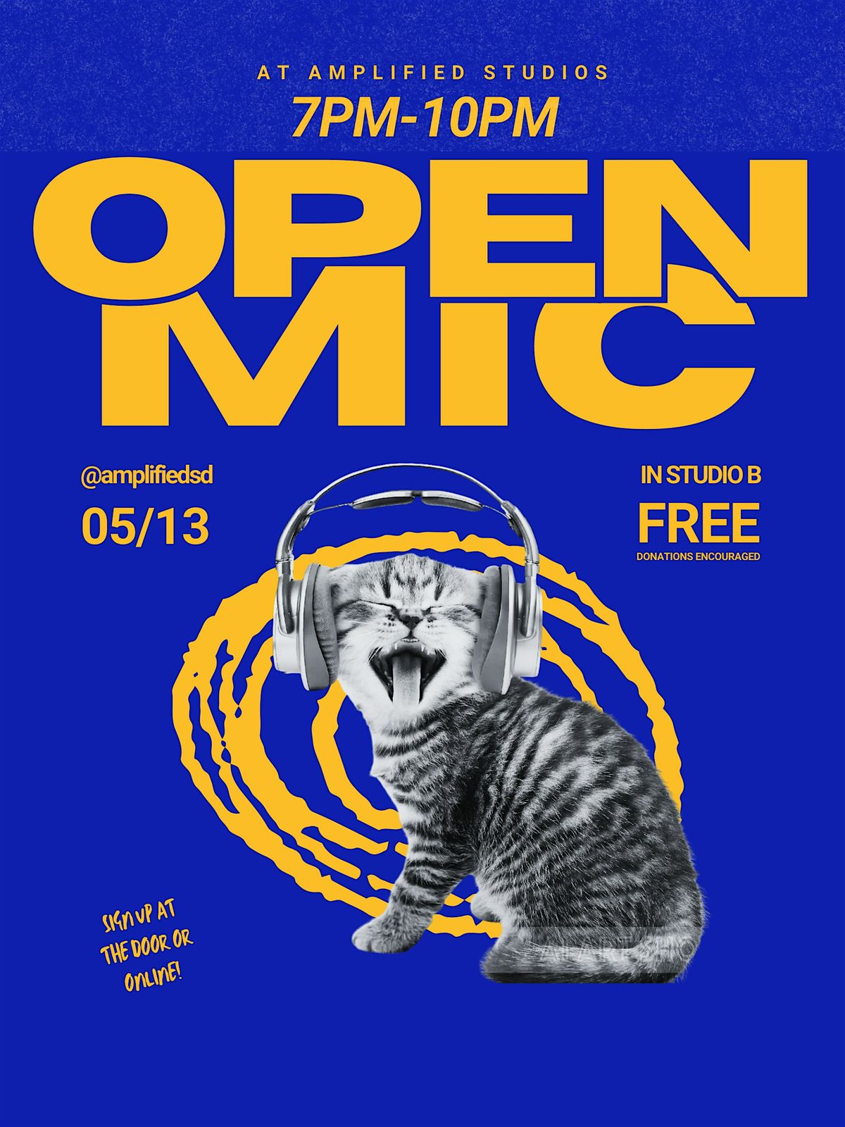 05\/13 Amplified Studios Open Mic (May 2026)