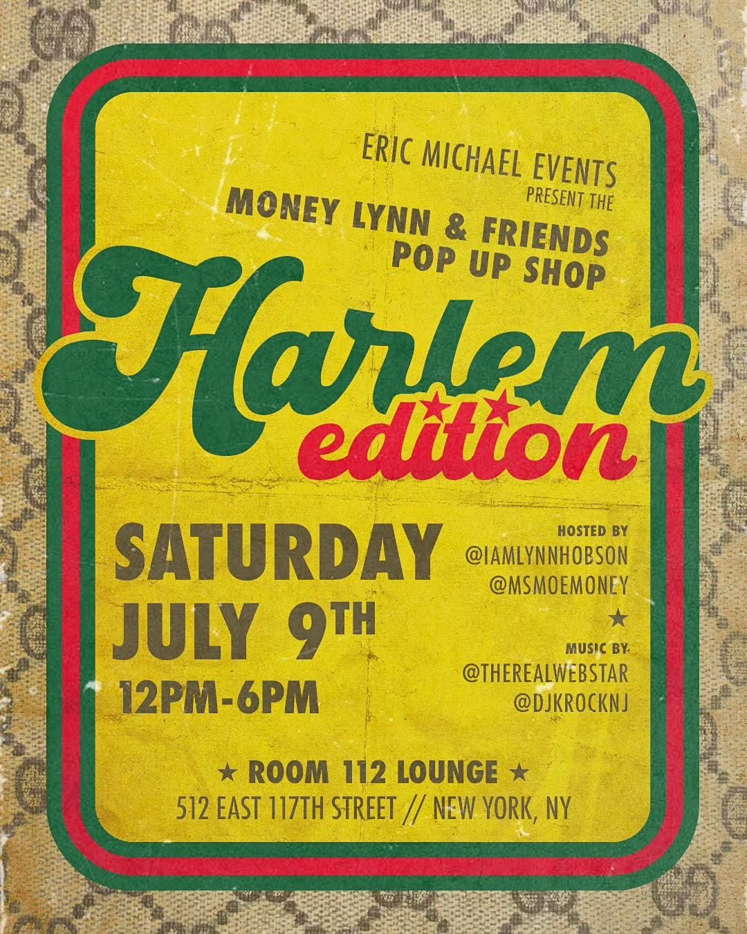 The Money Lynn Pop Up Shop & Expo invades Harlem "Paid In Full" Edition!
