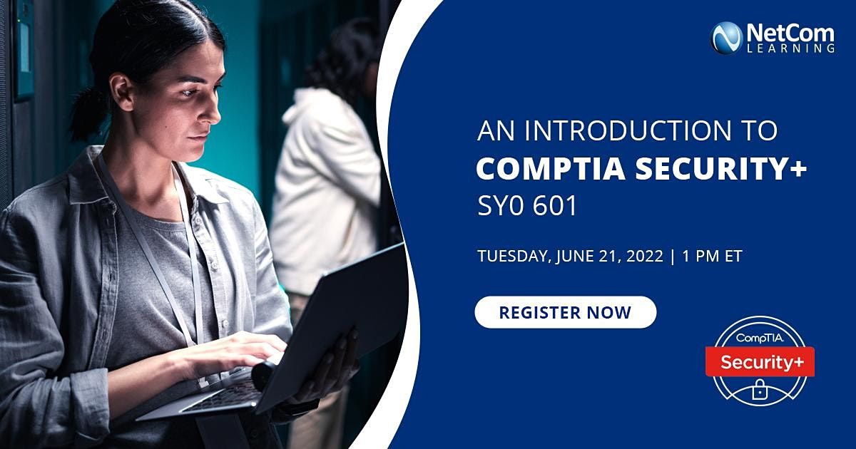 An Introduction to CompTIA Security+ SY0 601, NetCom Learning Sns-Brigh10